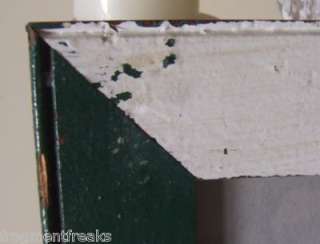 RECYCLED SHABBY Old Wood Picture Frame 5 X 7 GREEN CHIC  