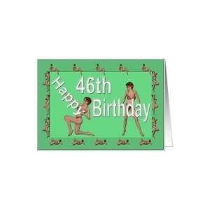  46th Birthday Pin Up Girls, Green Card Toys & Games