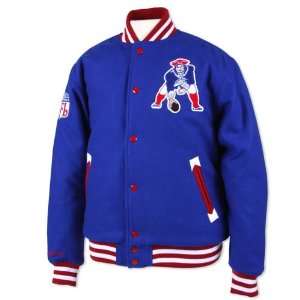com NFL New England Patriots Mitchell and Ness Lifestyle Wool Jacket 