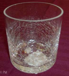 YANKEE CANDLE CRACKLE GLASS VOTIVE HOLDERS *MINT* (2)  