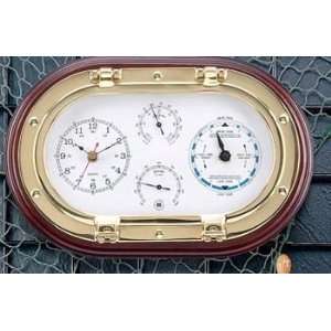  Quartz Time and Tide Clock with Thermometer and Hygrometer 