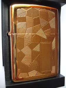 SHIMMER GOLD PLATED NIAGARA FALLS ZIPPO DOUBLE SIDED 95  