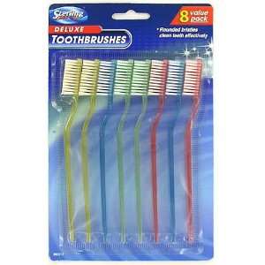  48 Packs of 8 Deluxe Toothbrushes