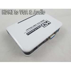  HDV331 HDMI PC DVD HDMI to VGA & Audio HDTV Video Converter Adapter 