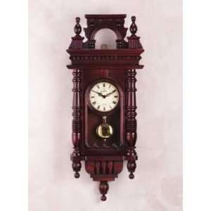 Wood Wall Clock with Pendulum 