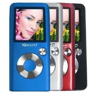   IQ 4600 4 GB Blue Flash Portable Media Player