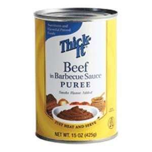  Beef In Barbecue Sauce Thick It Puree, 15Oz Health 