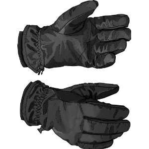   Mens Whaleback Waterproof Winter Gloves   Black S