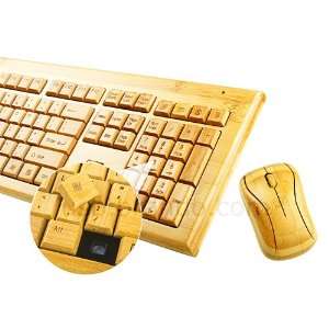  Wireless Bamboo Keyboard and Mouse