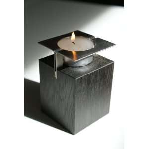  Artefe Deco Stainless Steel/oak Candle Holder Everything 