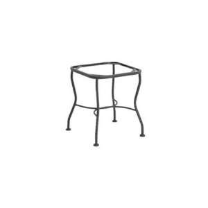  Meadowcraft Patio Table Wrought Iron 18 Base Chocolate 