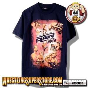  WWE Official Best of Raw 2009 DVD Adult XL T Shirt 